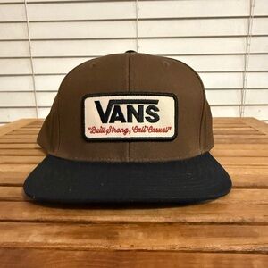 NWOT Vans Geoff Rowley Signature Pro Model SnapBack Brown/ Black